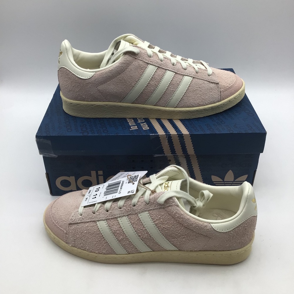 Adidas Originals Jabbar Lo Pink Tint‎ Ivory Suede JS0806 Mens Size 10 NEW
